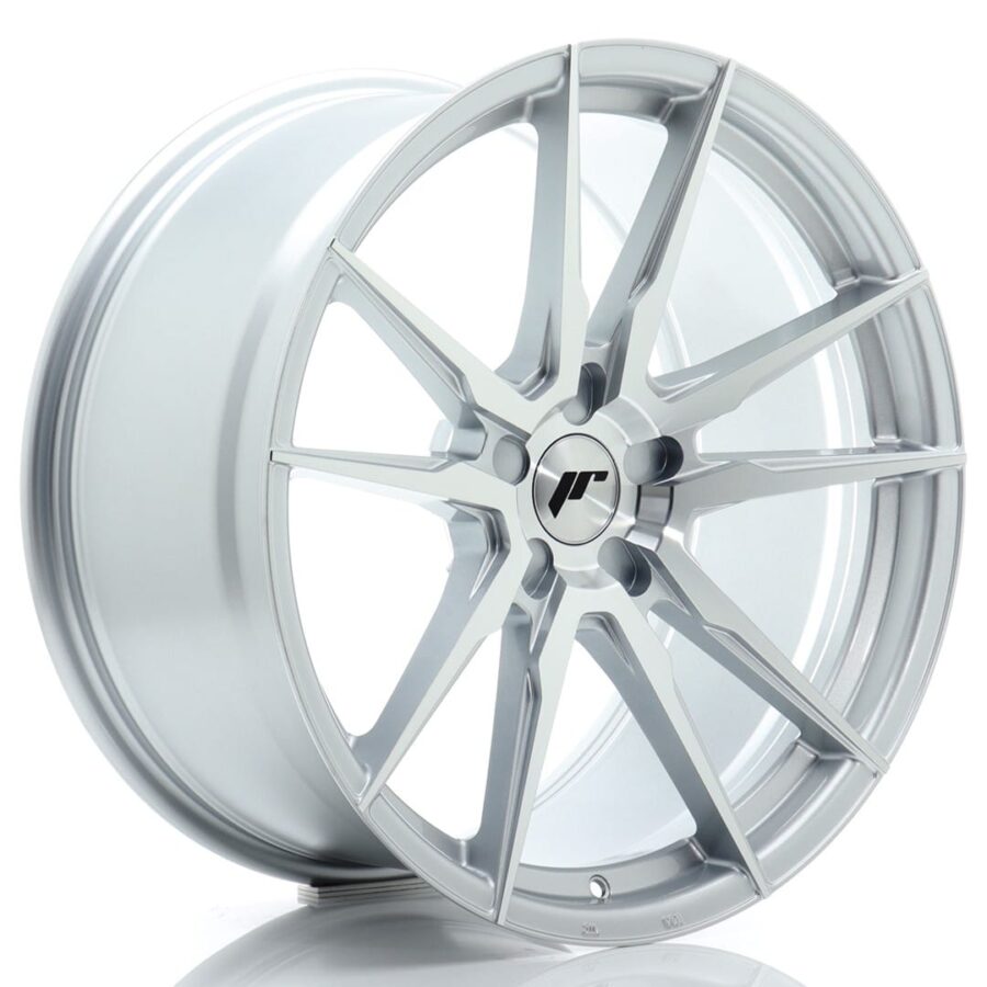 Felg Japan Racing JR21 20x9,5 ET22-40 5H BLANK Sølvbearbeidet front