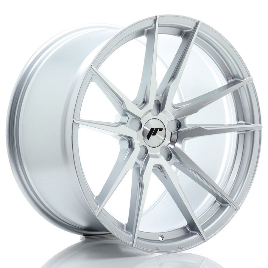 Felg Japan Racing JR21 20x11 ET15-45 5H BLANK Sølvbearbeidet front