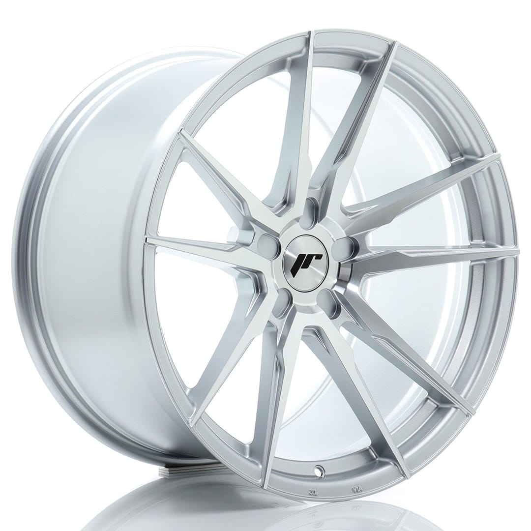 Felg Japan Racing JR21 20x11 ET15-45 5H BLANK Sølvbearbeidet front