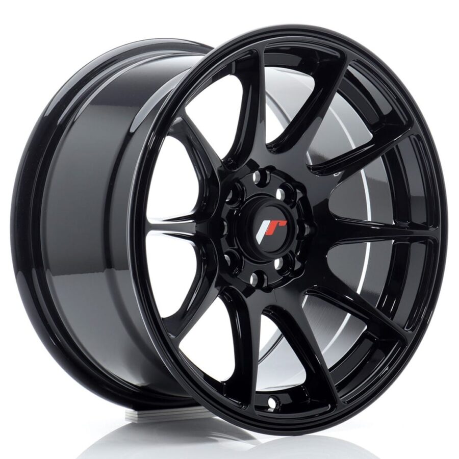 Felg Japan Racing JR11 15x8 ET25 4x100/114 Glans svart