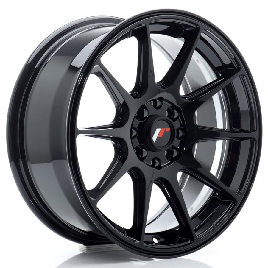 Felg Japan Racing JR11 16x7 ET25 4x100/108 Glans Svart