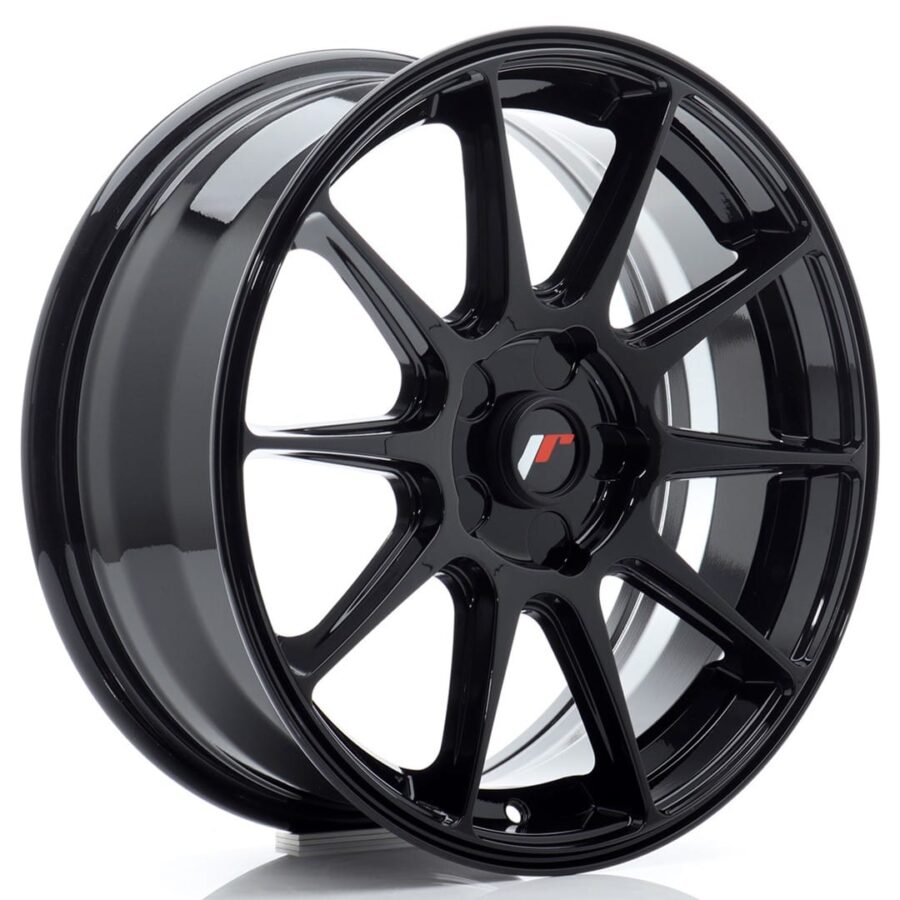 Felg Japan Racing JR11 17x7 ET20-38 5H BLANK Blank svart