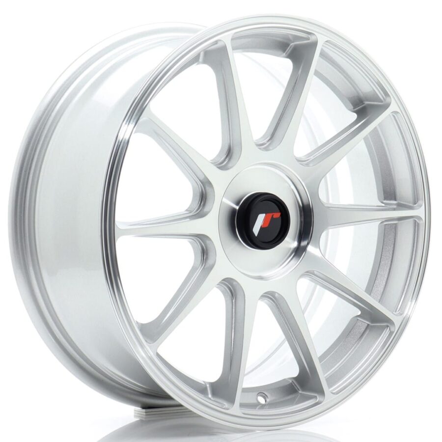 Felg Japan Racing JR11 17x7 ET20-38 BLANK Sølv Maskinert