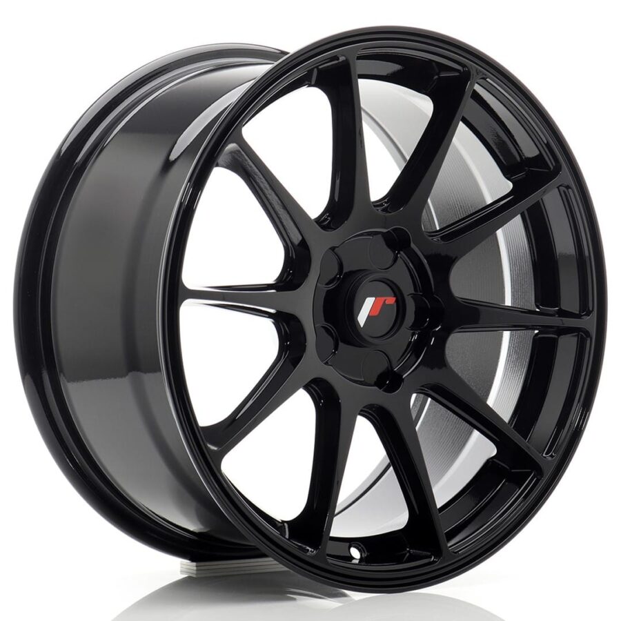 Felg Japan Racing JR11 17x8 ET20-35 5H BLANK Blank svart