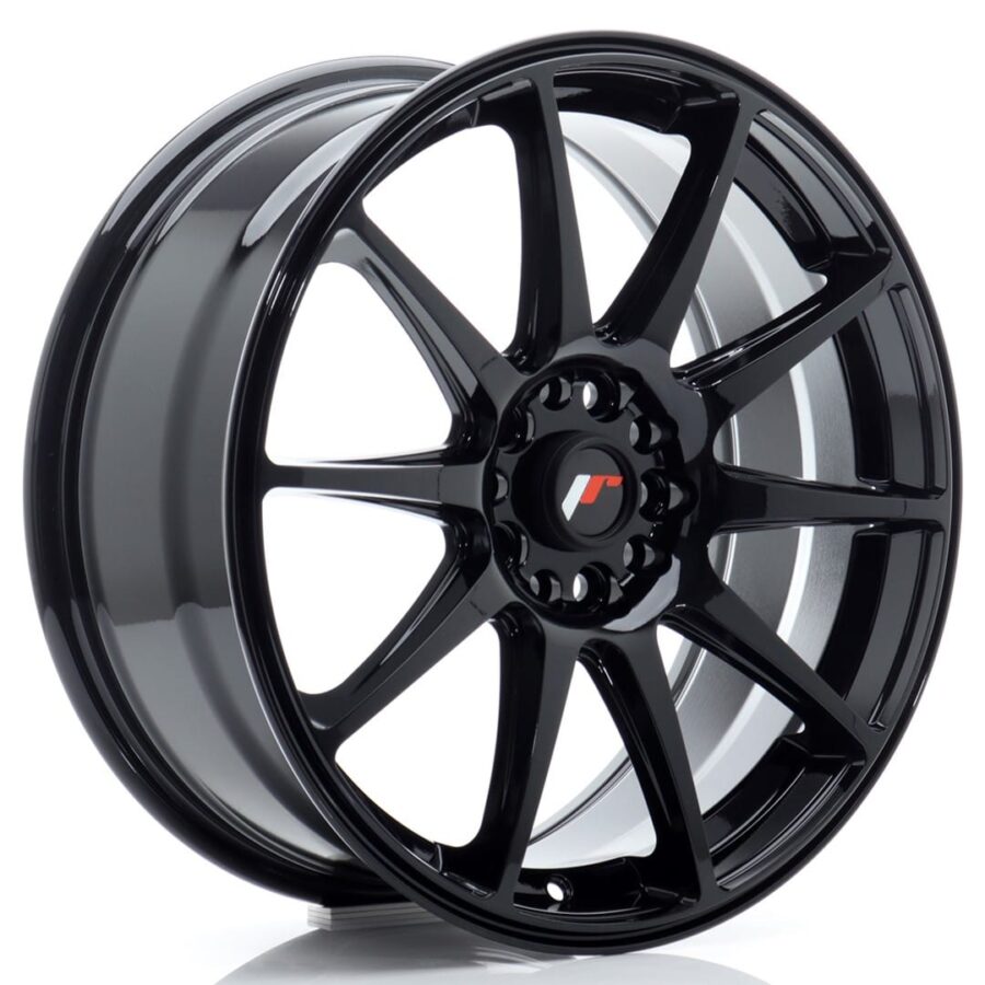 Felg Japan Racing JR11 18x7,5 ET35 5x100/120 Glans Svart