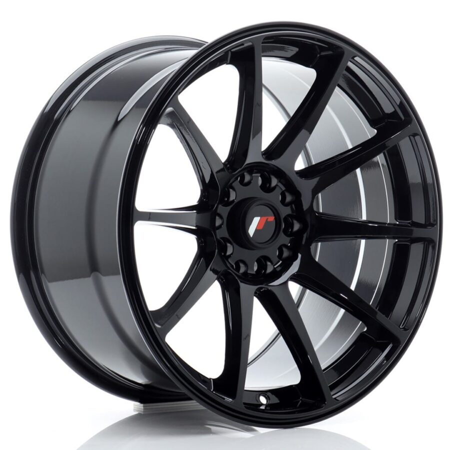 Felg Japan Racing JR11 18x9,5 ET30 5x100/120 Glans Svart