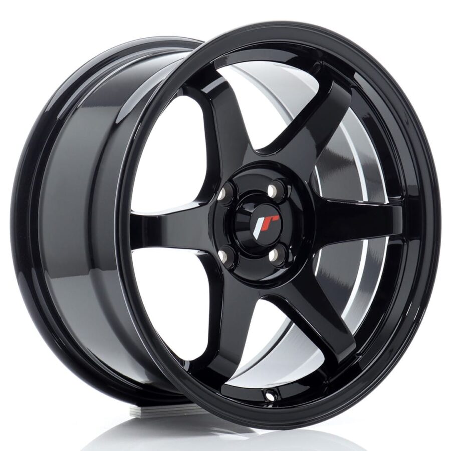 Felg Japan Racing JR3 16x8 ET25 4x100 Glans Sort