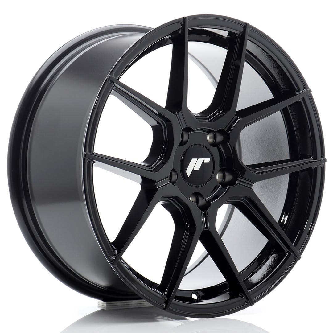 Felg Japan Racing JR30 17x8 ET40 5x112 Glans Sort