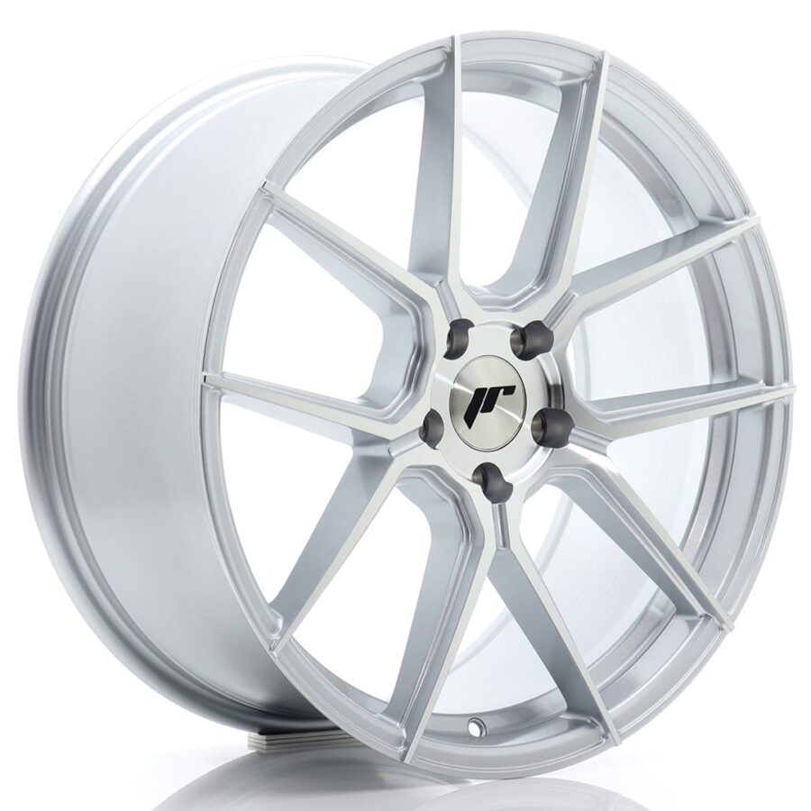 Felg Japan Racing JR30 19x8 ET40 5x112 Sølv maskinert front