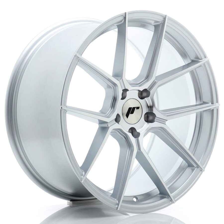 Felg Japan Racing JR30 19x9,5 ET40 5x120 sølvbearbeidet front