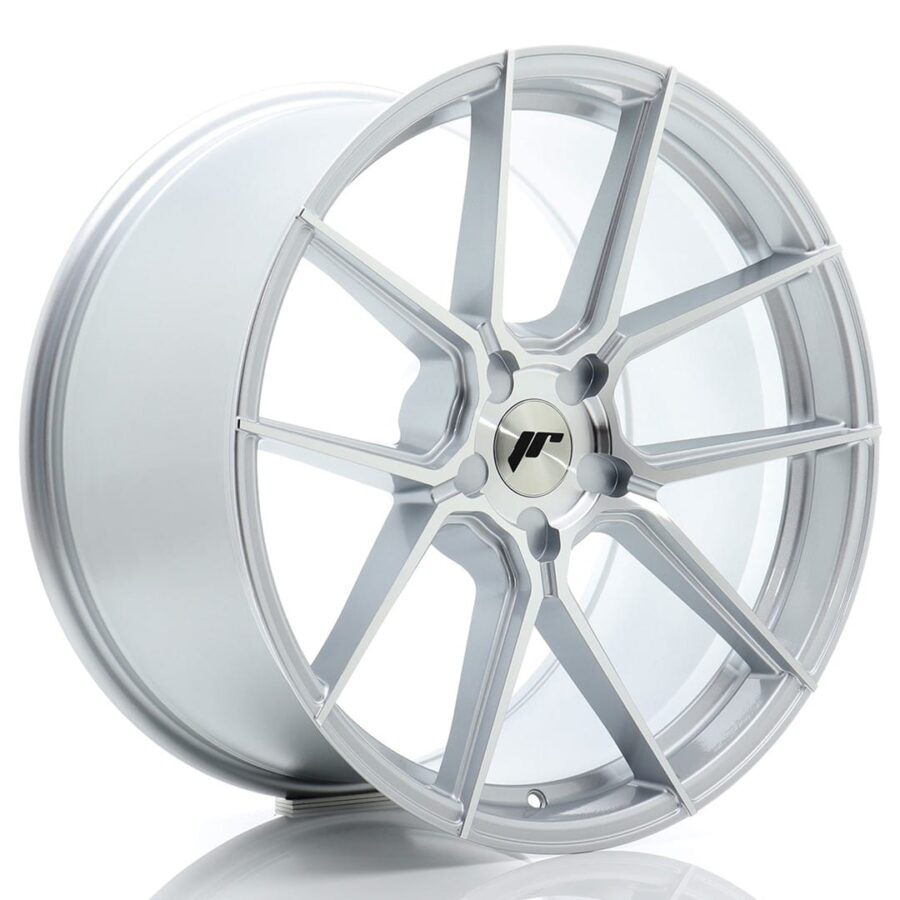 Felg Japan Racing JR30 20x10,5 ET15-45 5H BLANK Sølvbearbeidet front