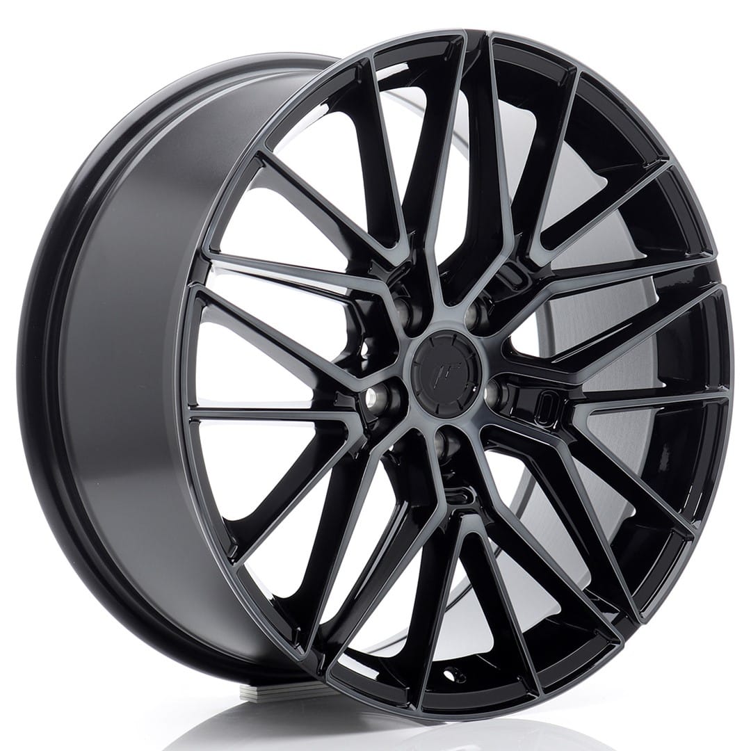 Felg Japan Racing JR38 19x8 ET40 5x112 svart maskinert med tonet front