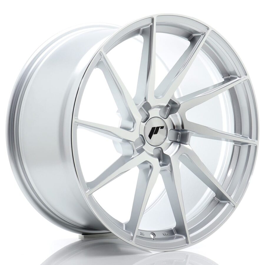 Felg Japan Racing JR36 20x9,5 ET20-40 5H BLANK Sølvbearbeidet front