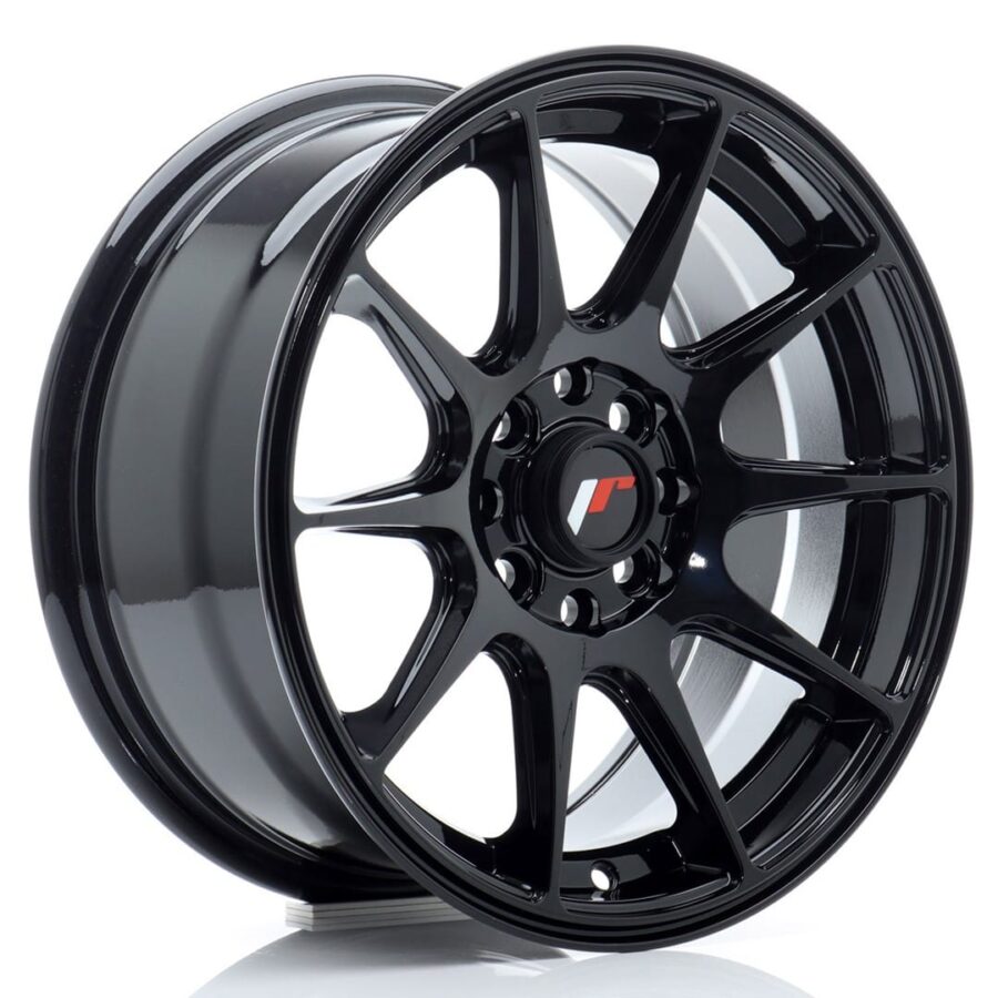 Felg Japan Racing JR11 15x7 ET30 5x100/114 Glans svart