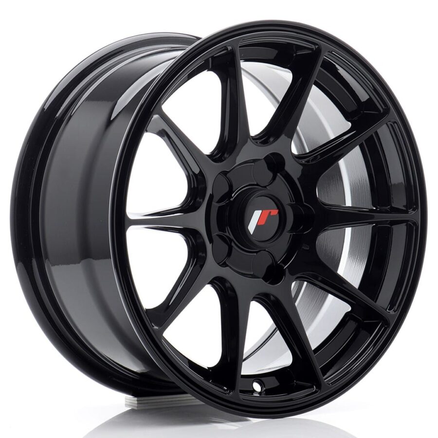 Felg Japan Racing JR11 15x7 ET30 5H Blank Gloss Black