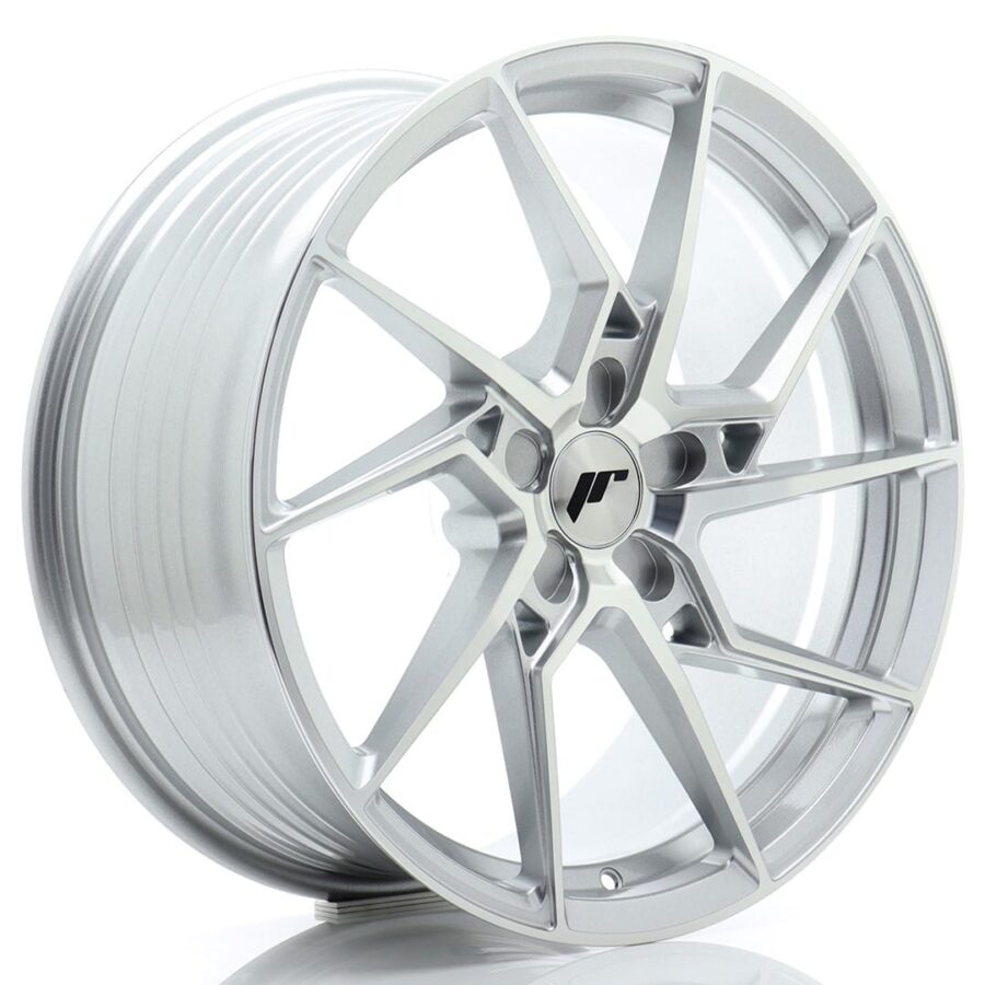 Felg Japan Racing JR33 19x8,5 ET20-45 5H BLANK Sølvbearbeidet front