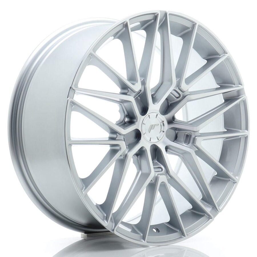Felg Japan Racing JR38 19x8,5 ET20-45 5H BLANK Sølvbearbeidet front
