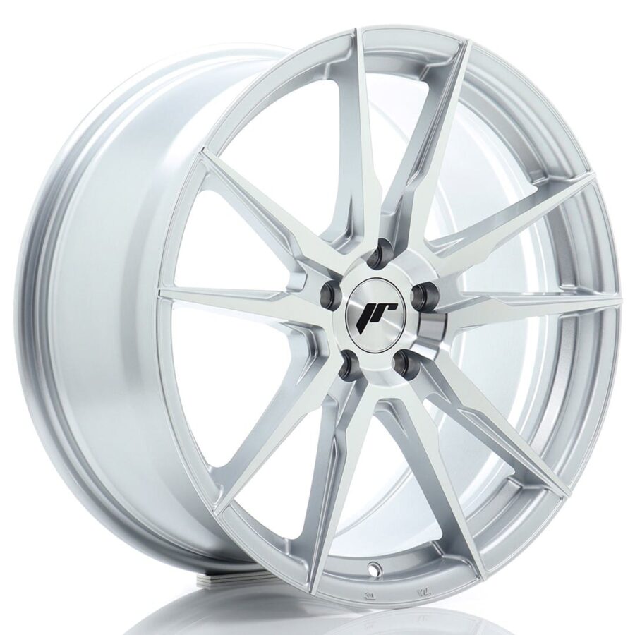 Felg Japan Racing JR21 19x8,5 ET41 5x112 sølvbearbeidet front