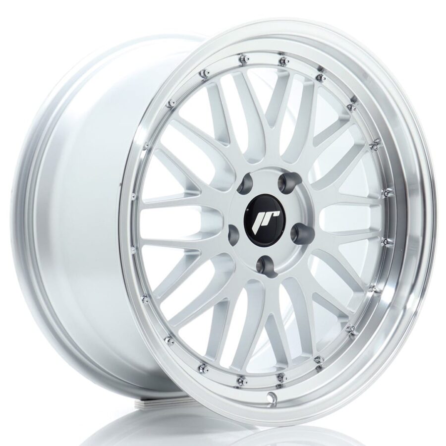 Felg Japan Racing JR23 19x9,5 ET35 5x120 Hyper Silver med Machined Lip
