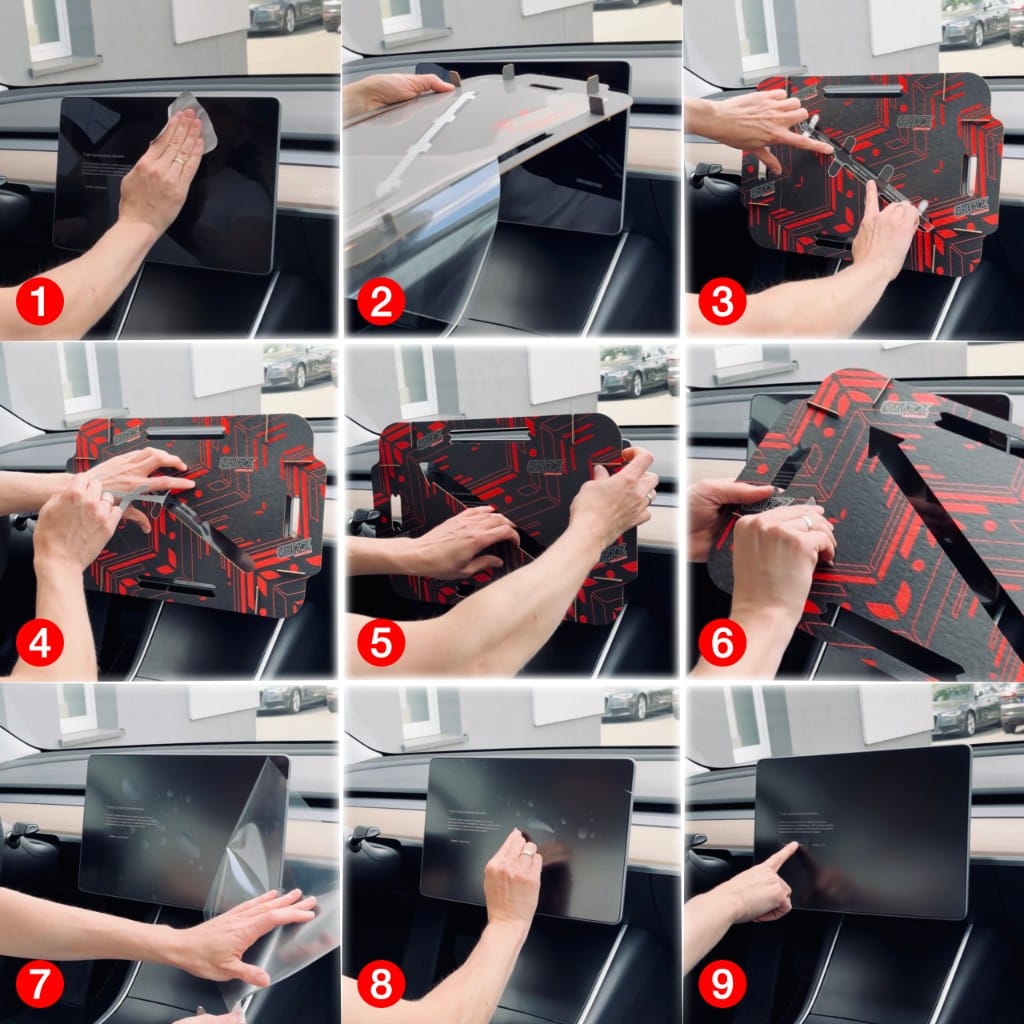 Bil Skjerm Beskyttelse Tesla Model 3 (2017-2023) - Bilde 9