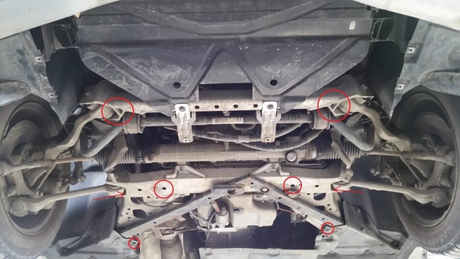 Motordeksel i Stål BMW Seria 3 E90/91 2004-2011 – bilde 6 av 10
