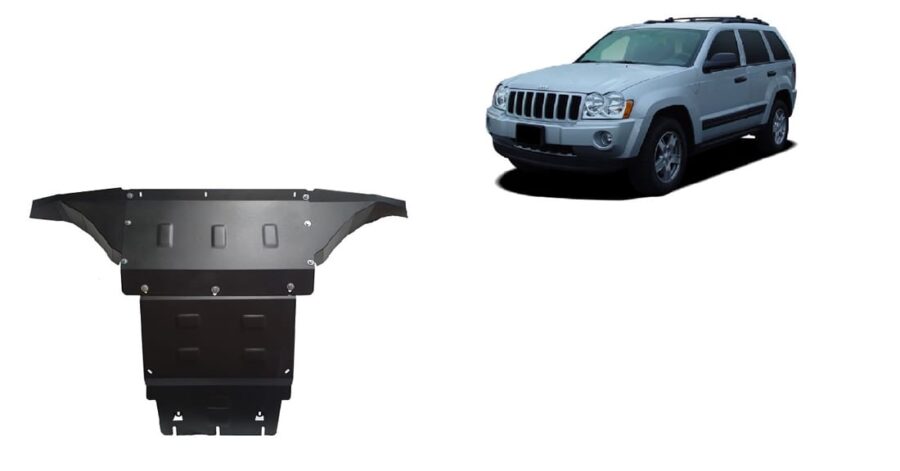 Motordeksel i Stål Jeep Grand Cherokee 2005-2010 – bilde 1 av 9