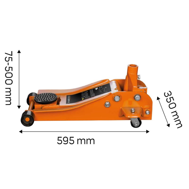 Lavprofil hydraulisk jekk 2.5T NEO - Bilde 3