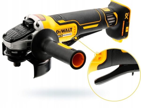 Vinkelslipere Akku 125mm 18V 2x3Ah DeWALT DCG406L2 TSTAKII – bilde 3 av 4