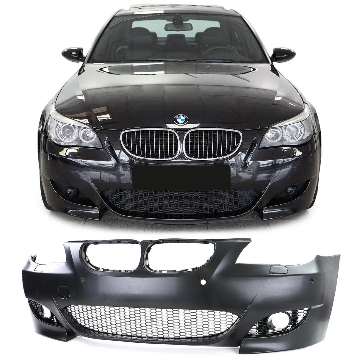 Frontfanger BMW E60 / E61 03-07 Sport Style PDC - Bilde 2