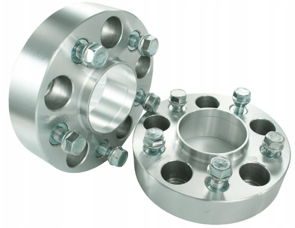 Spacere Skrudde Med Senterring - 5x112 CB 66.5 14x1,5 - 2stk