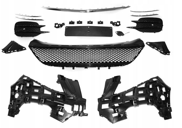 Støtfanger Mercedes V-class W447 14-19 Sport PDC - Bilde 4