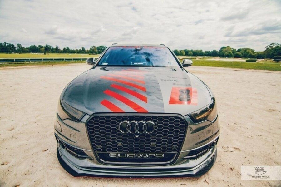 Frontleppe Racing Audi A6 C7 S-Line (2 Splittery = 1 zestaw) – bilde 1 av 5