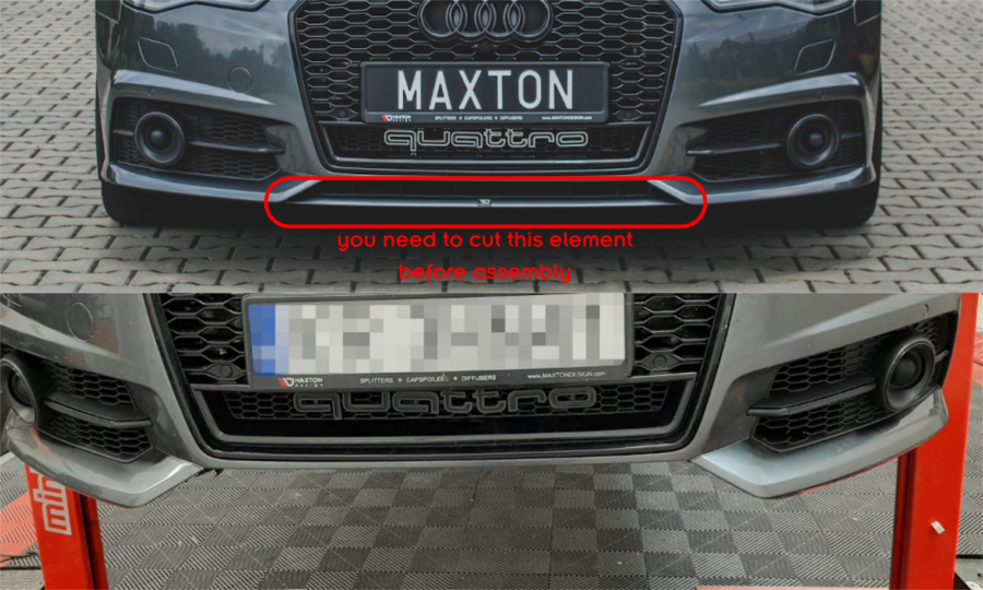 Frontleppe Audi A6 / A6 C7 S-line/ S6 C7 Facelift – bilde 9 av 12
