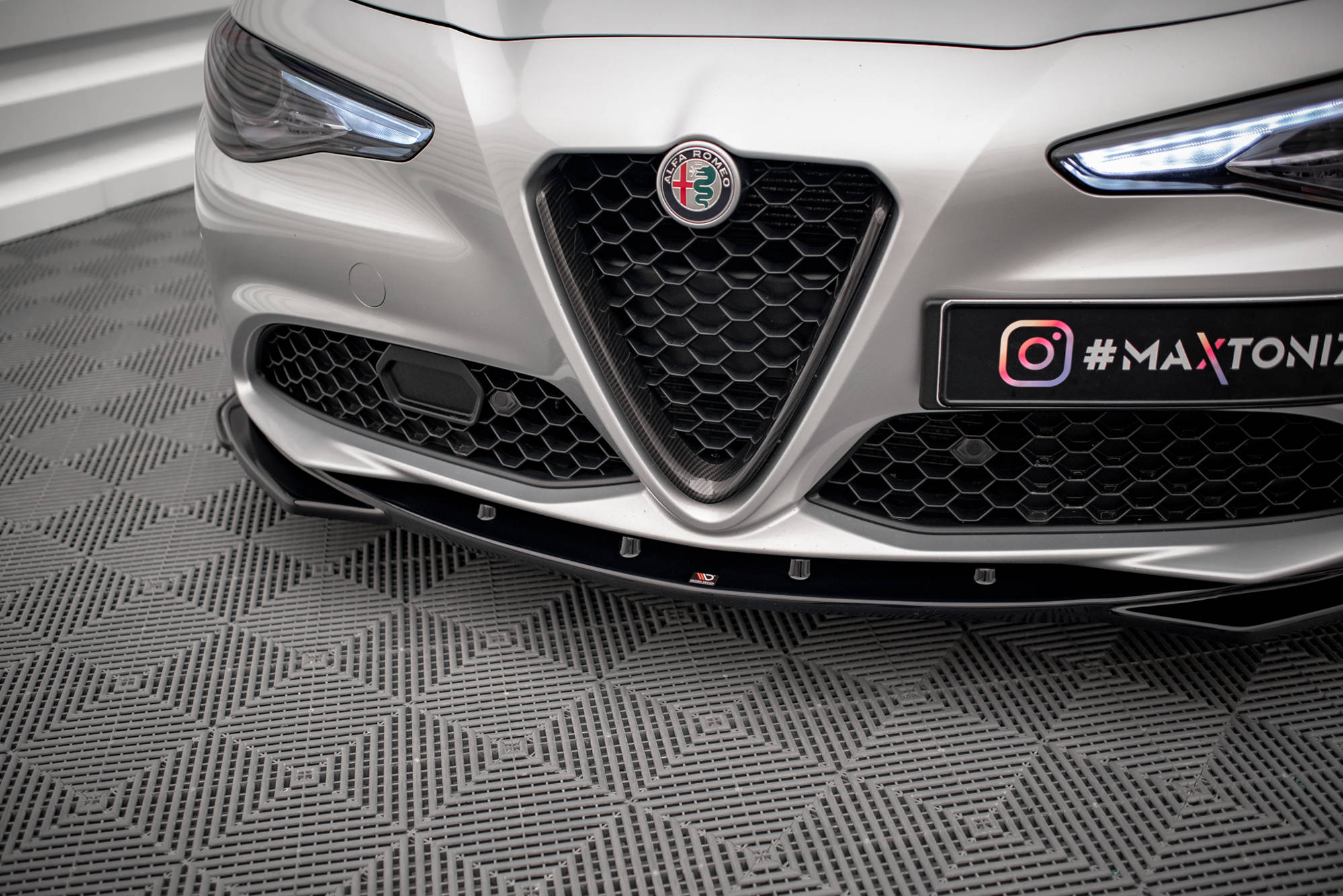 Frontleppe V.2 Alfa Romeo Giulia Sport - Bilde 3