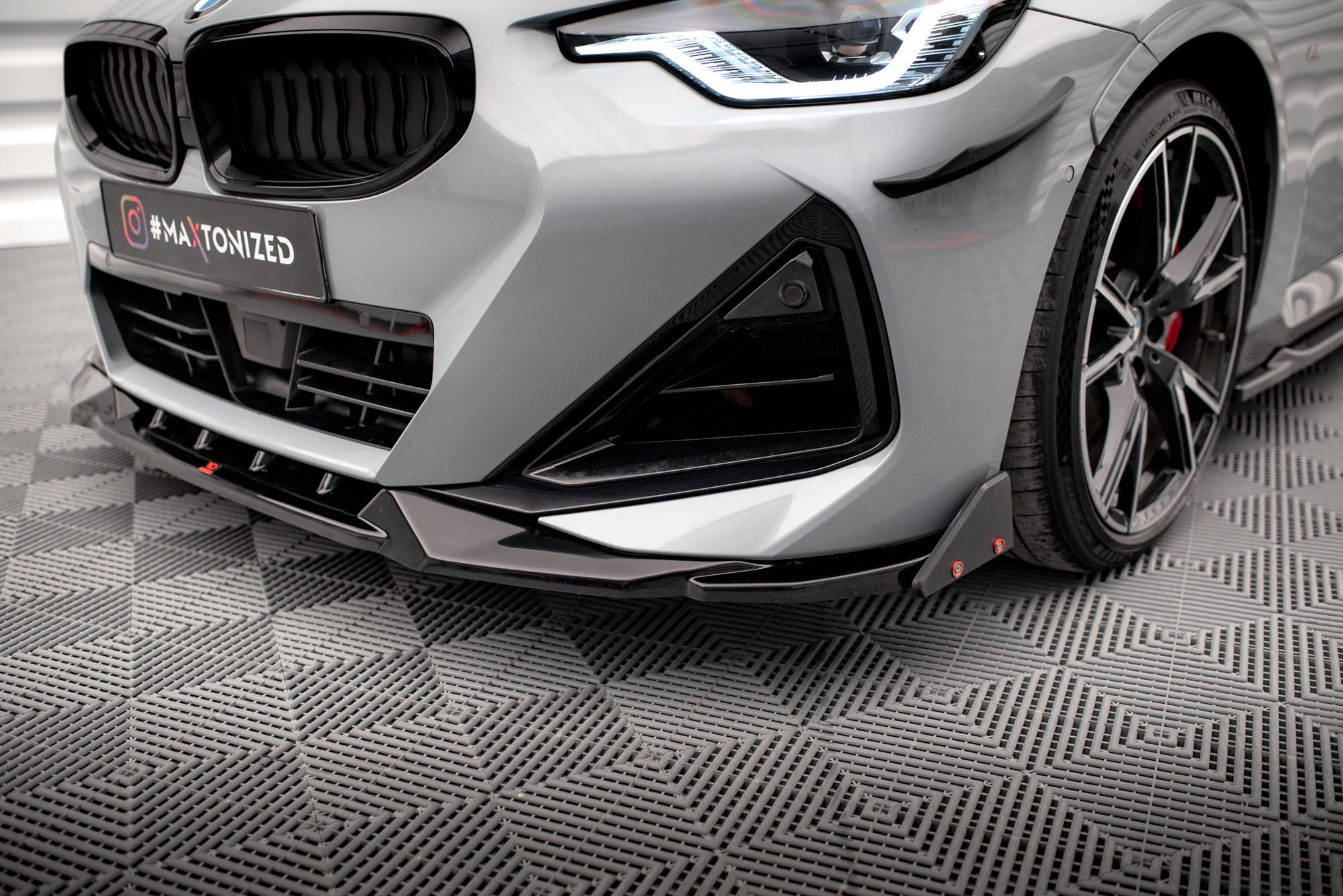 Frontleppe V.2 Med Flaps BMW 2 Coupe M-Pack / M240i G42 - Bilde 3