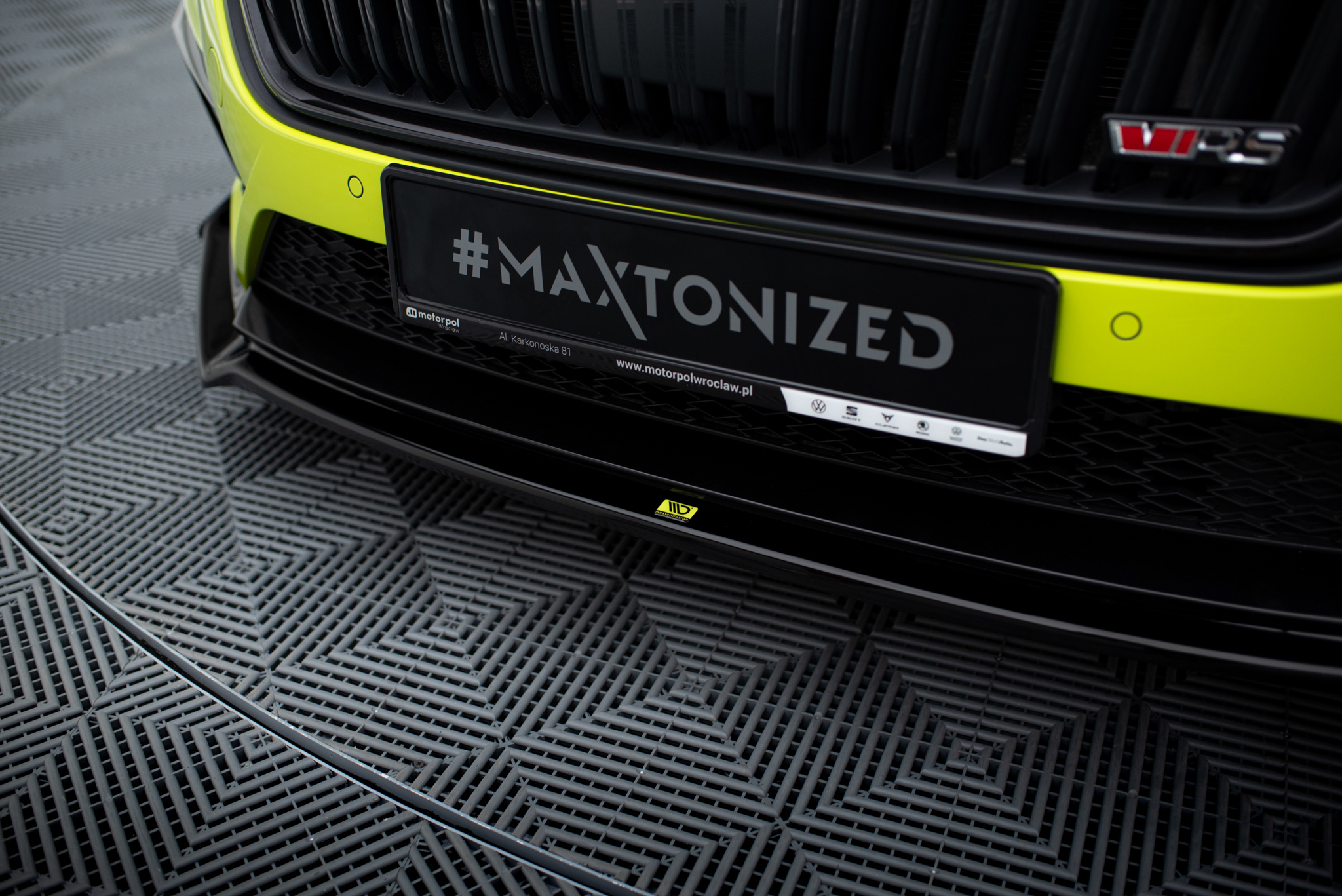 Frontleppe Med Flaps Skoda Octavia RS Mk4 V.2 - Bilde 3