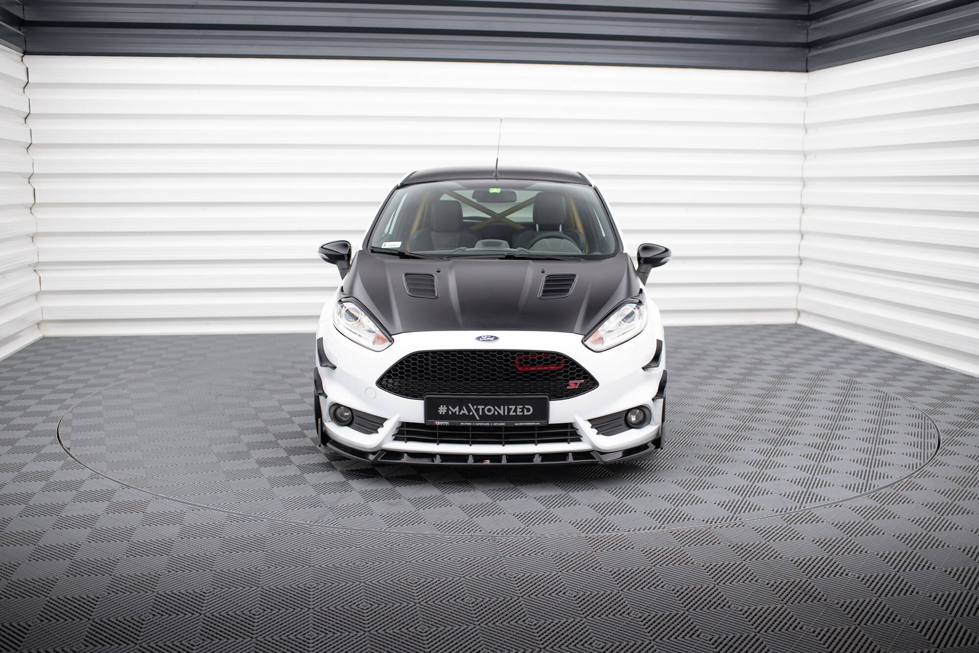 Frontleppe V.6 Med Flaps Ford Fiesta ST Mk7 Facelift - Bilde 2