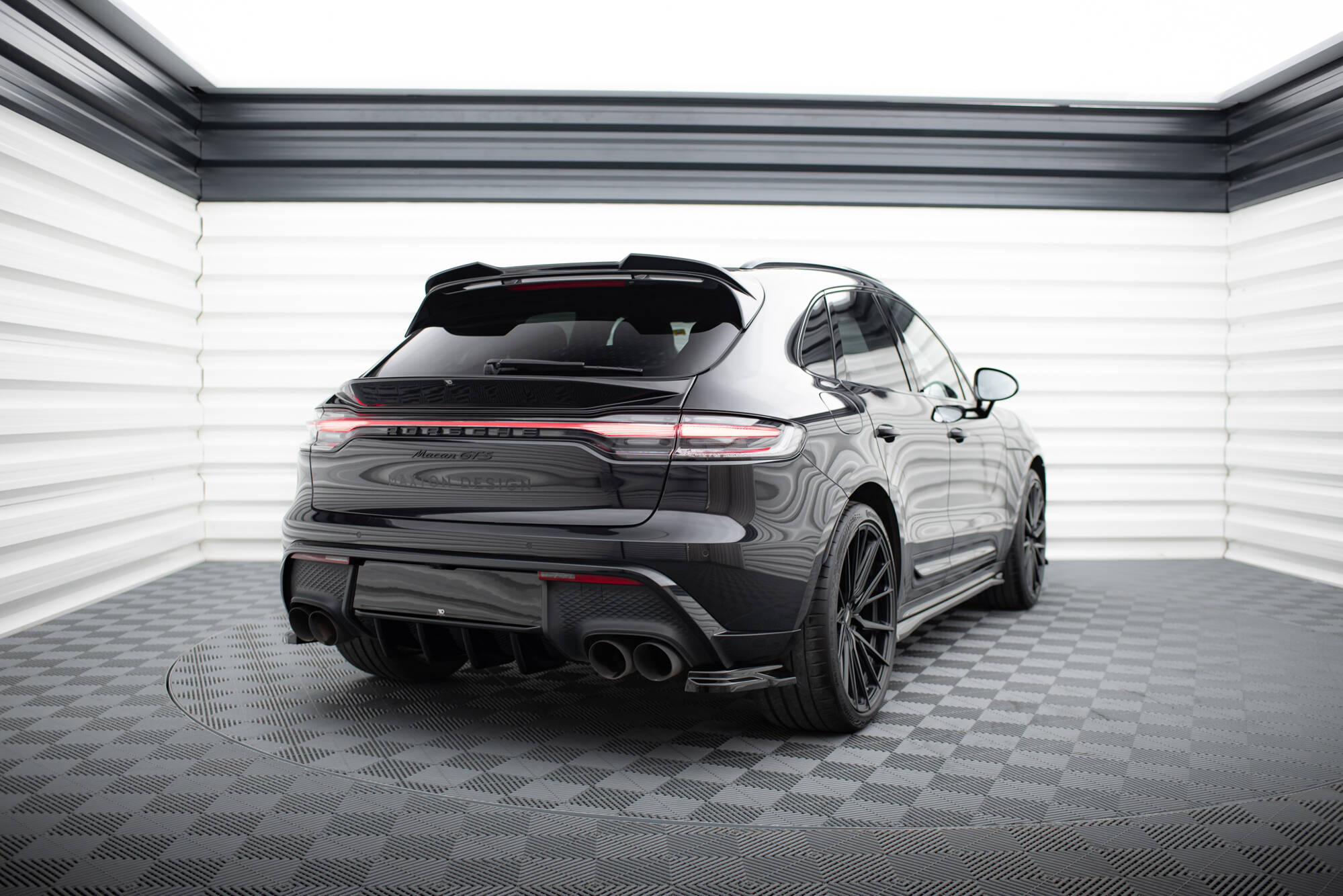 Nedre spoiler 3D Porsche Macan GTS / Standard / T Mk1 Facelift 2 - Bilde 2