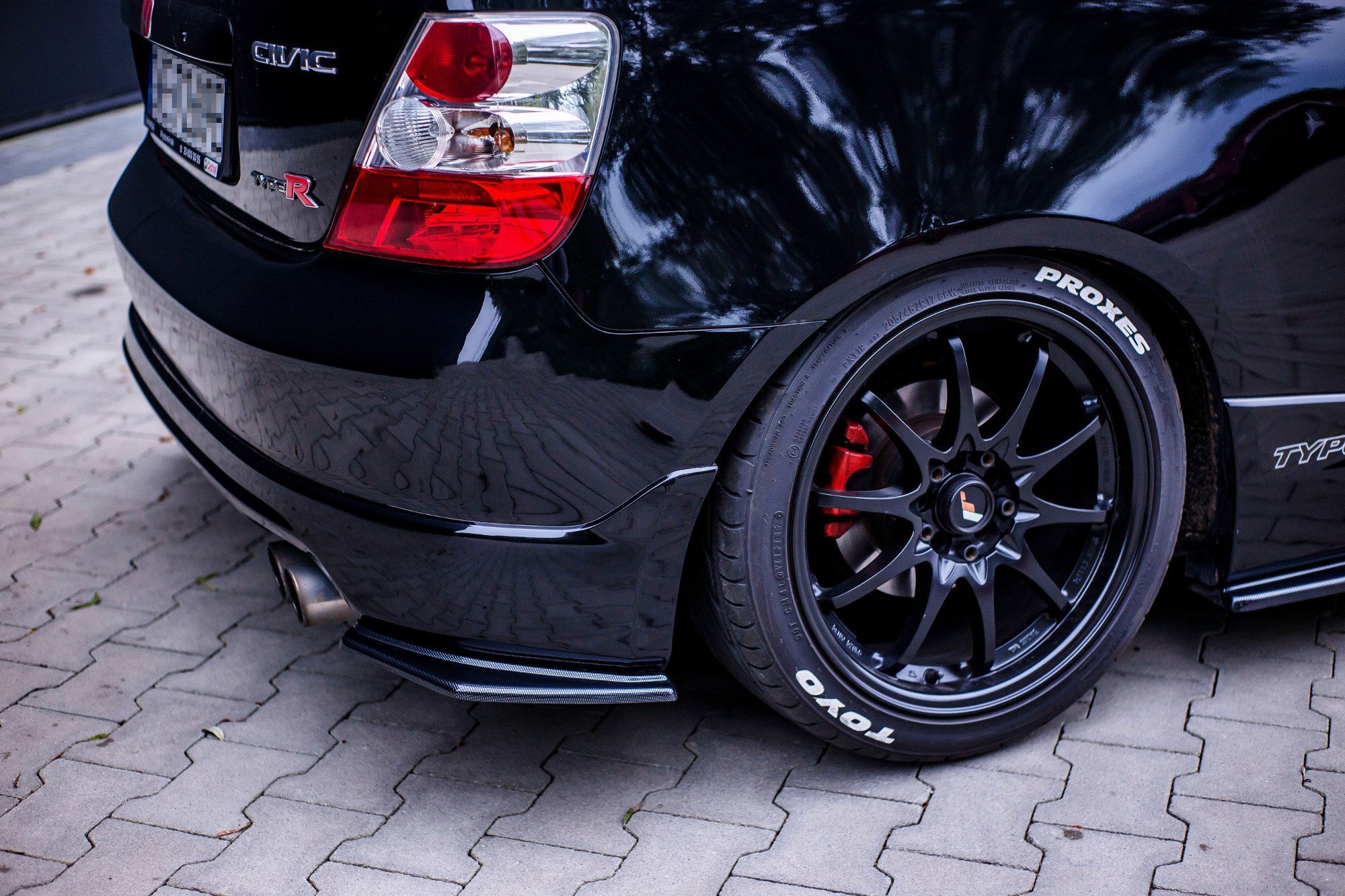Bakre Flaps HONDA CIVIC EP3 (MK7) TYPE-R/S Facelift - Bilde 2