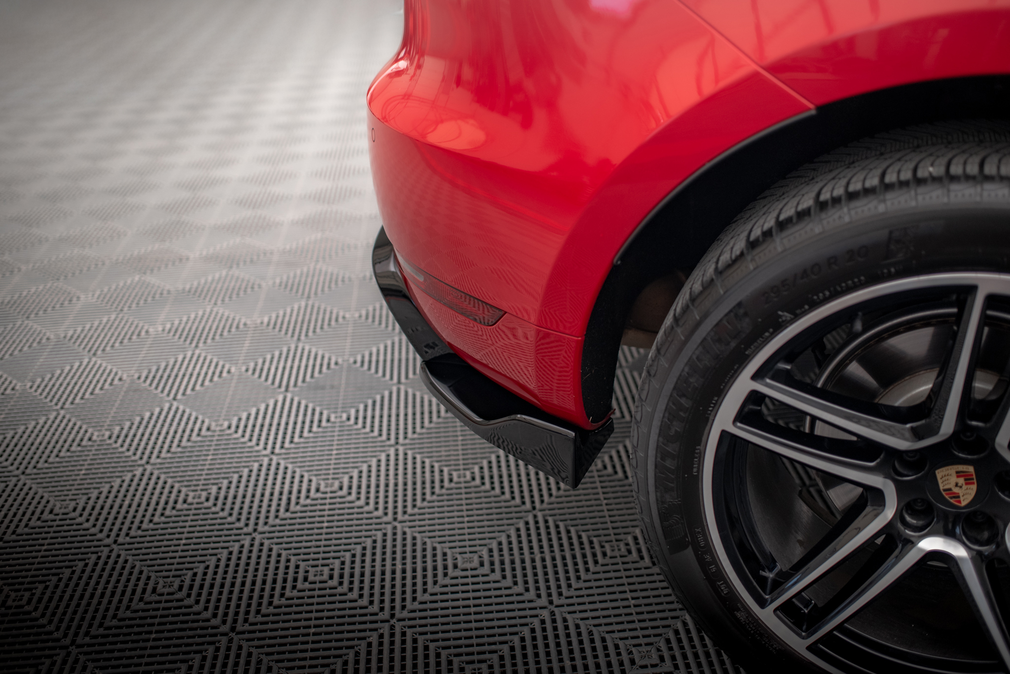 Bakre Flaps V.2 Porsche Macan GTS / Sport Design Mk1 Facelift - Bilde 3