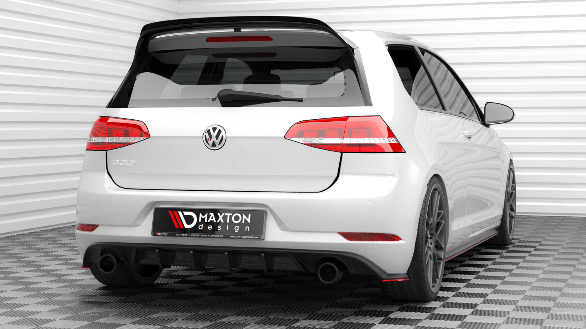 Bakre Flaps V.2 Volkswagen Golf GTI Mk7 Facelift