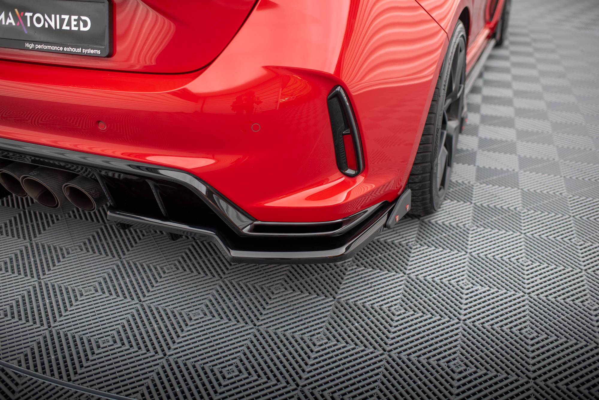 Diffuser V.1 Med Flaps Honda CIVic Type-R Mk 11 - Bilde 2