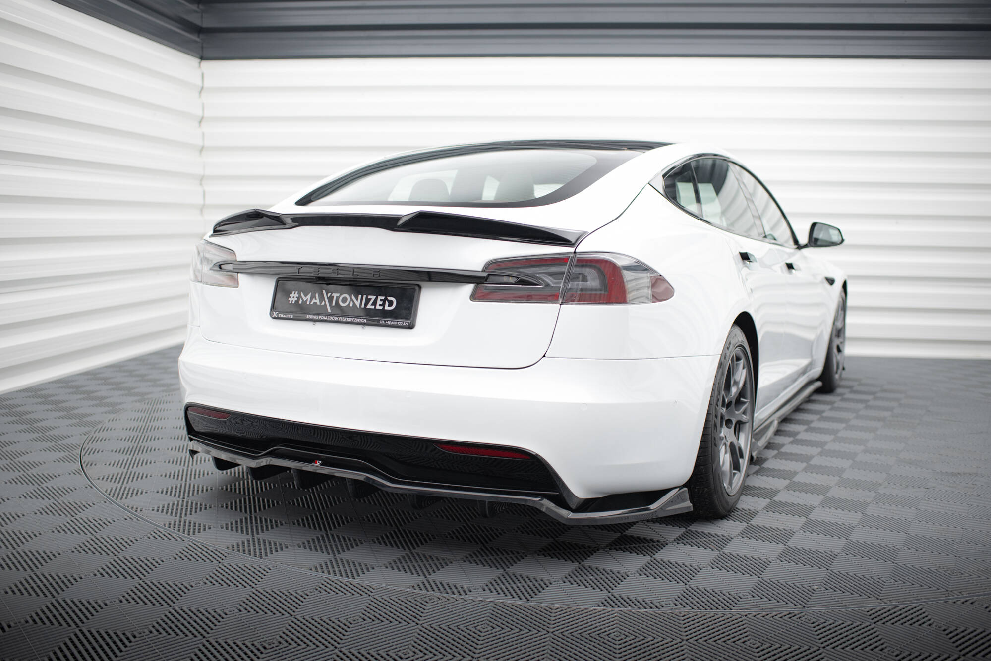 Diffuser V.1 Tesla Model S Plaid Mk1 Facelift - Bilde 2