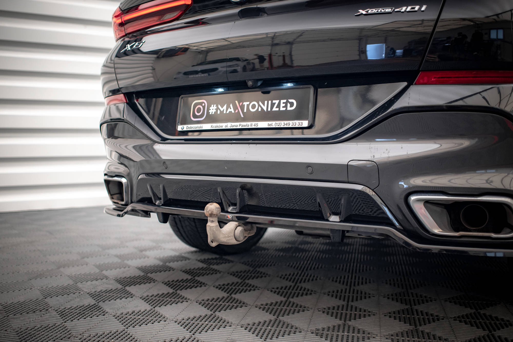 Diffuser V.3 BMW X6 M-Pack G06 - Bilde 6