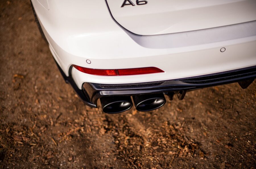 Baksplitter Med Eksosgrill Audi A6 S-Line / S6 C8 / C8 Facelift – bilde 7 av 12