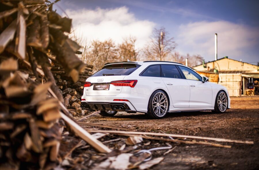 Baksplitter Med Eksosgrill Audi A6 S-Line / S6 C8 / C8 Facelift – bilde 8 av 12