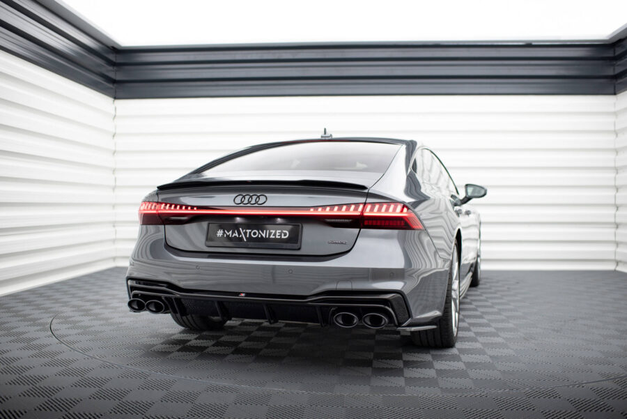 Baksplitter Med Eksosgrill Audi A7 S-Line C8 / S7 C8 / C8 Facelift / S7 Facelift – bilde 1 av 8
