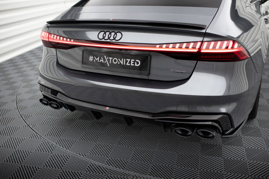 Baksplitter Med Eksosgrill Audi A7 S-Line C8 / S7 C8 / C8 Facelift / S7 Facelift – bilde 2 av 8