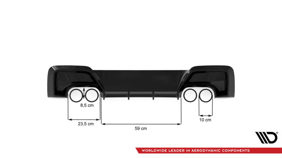 Diffuser V.2 BMW M135i F20 – bilde 2 av 4