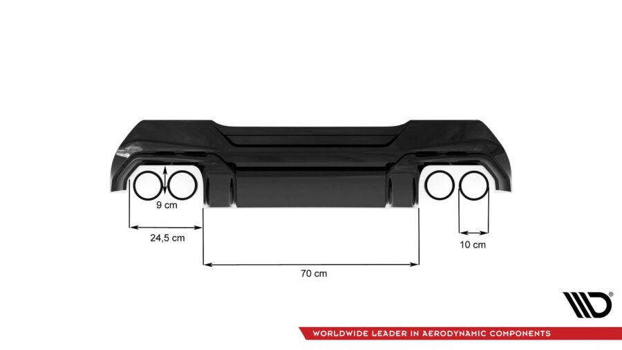 Diffuser V.2 BMW 1 F40 M-Pack/ M135i – bilde 9 av 9